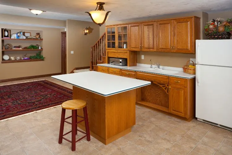 Sous-sol aménager en cuisine, pour agrandir sa maison