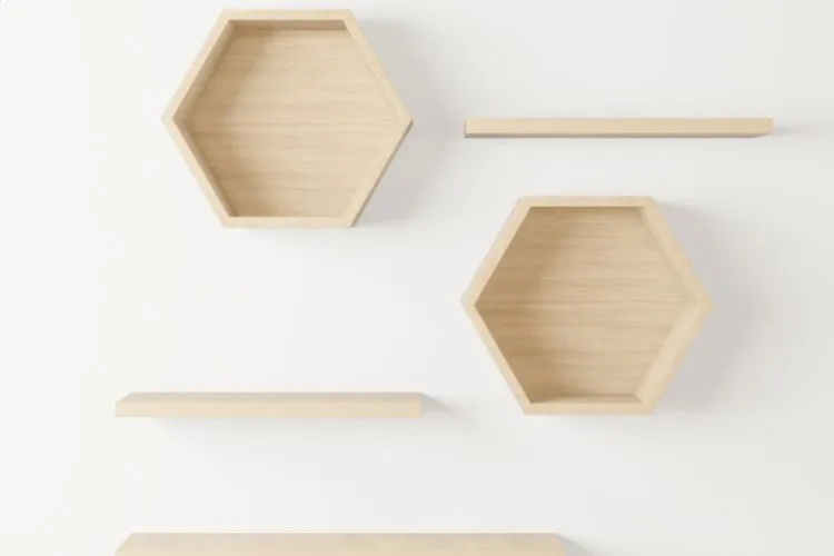Étagères flottantes pour décorer un mur